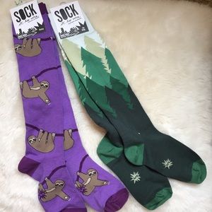 FUN CRAZY FUNNY KNEE HIGH SOCKS